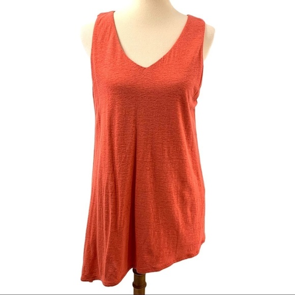 J. Jill Tops - J. Jill Linen Blend Asymmetrical Lagenlook Tunic Top Women Large